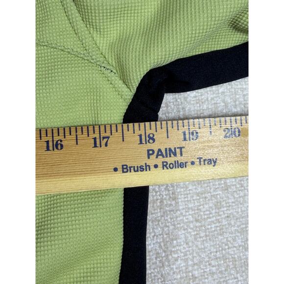 Marker Women Medium Green Black Zip Front Long Sleeve Lightweight Cycling Jacket - Picture 7 of 11